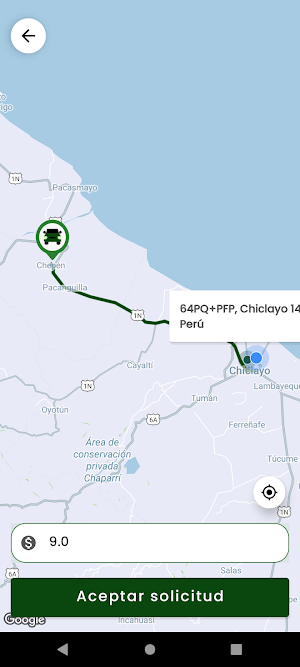Teletaxi Conductor Screenshot 1