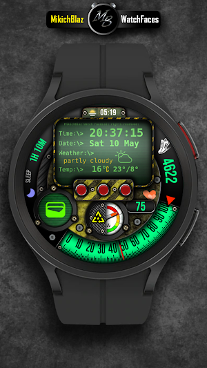 Terminal Watch Face MB406 Screenshot 3