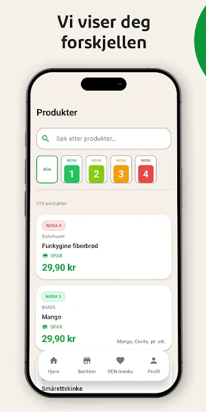 REN Mattilbud Screenshot 2