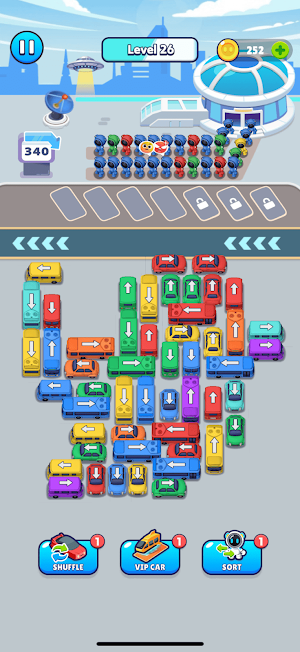 Space Car Jam - Traffic Escape Screenshot 3