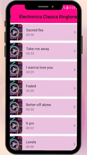 Classical Electronic Ringtones Screenshot 2