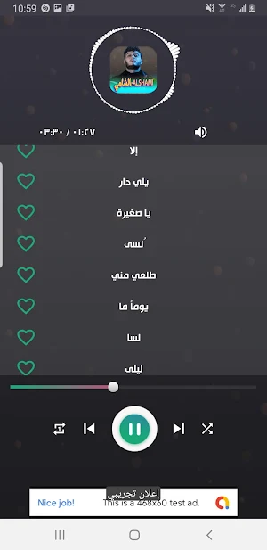 جميع اغاني الشامي 2024 بدون نت Screenshot 3