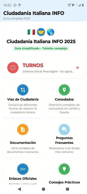 Ciudadanía Italiana Info Screenshot 0