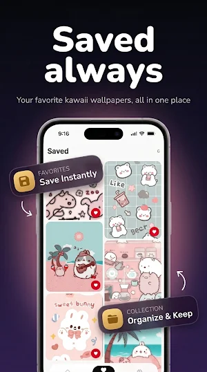 Kawaii Aesthetic Wallpaper HD Screenshot 3