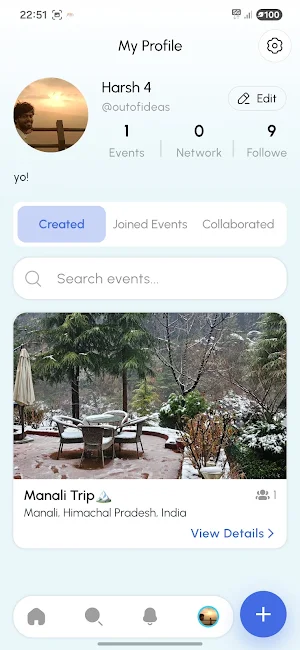 Momento: Moments and Network Screenshot 1