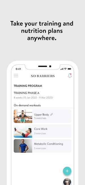 No Barriers Fitness Screenshot 2