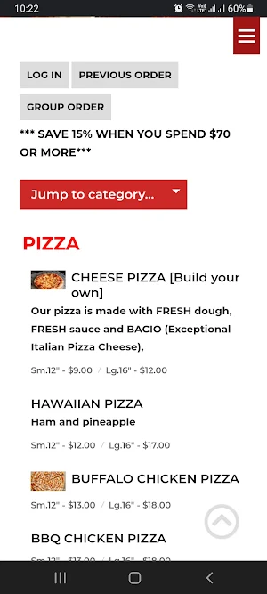 Deco’s Italian Cuisine Screenshot 1