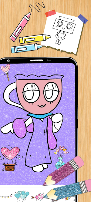 Coloring Book: Dandy's World Screenshot 3