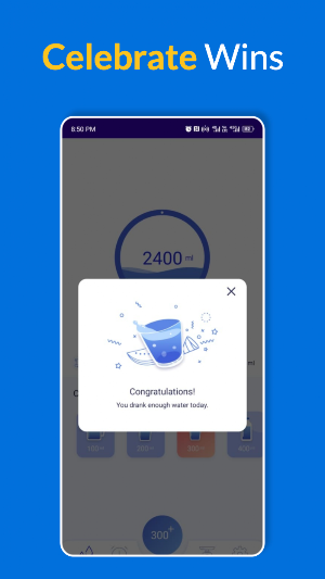 Drink water reminder & tracker Screenshot 2