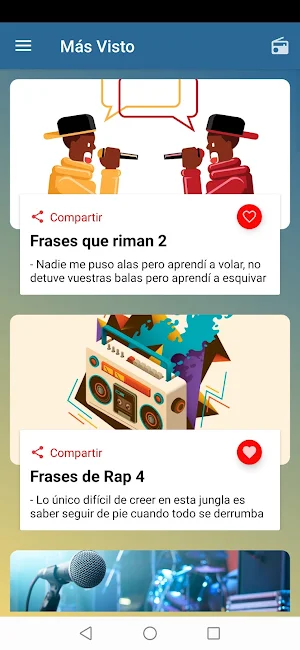 Frases de Rap Frases que Riman Screenshot 3