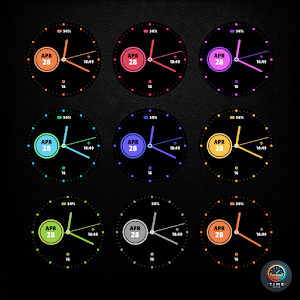Purely Pointed - watch face Screenshot 2