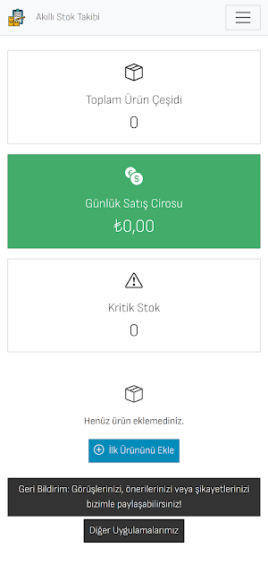 Akıllı Stok Takibi Screenshot 3
