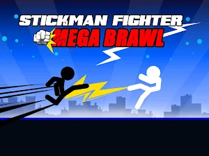 Stickman Fighter : Mega Brawl (stick fight game) Screenshot 2