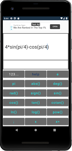 Math Calculator Screenshot 1