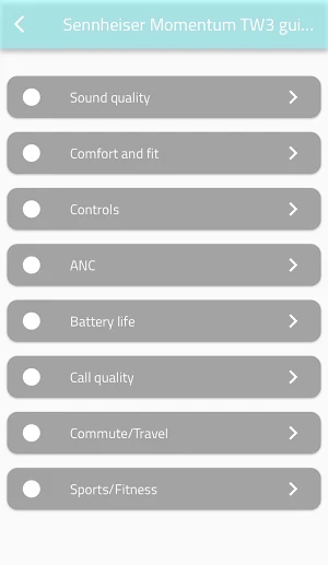 Sennheiser Momentum TW3 guide Screenshot 1