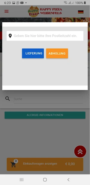Happy Pizza Weißenfels Screenshot 2