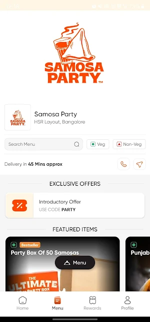 Samosa Party Screenshot 2