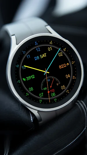 Analog HUASI URX110 Watch face Screenshot 1