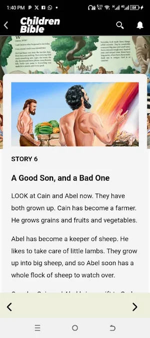 Book of Bible Stories Screenshot 2