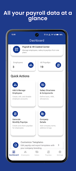 Payslip Maker – Payroll & HR Screenshot 1