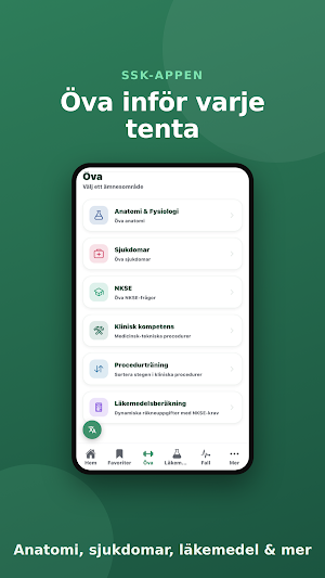 Sjuksköterskor-app (SSK-app) Screenshot 1