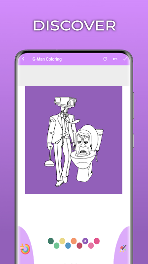 Color Toilet G-Man Speakerman Screenshot 3