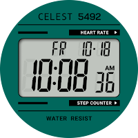 CELEST5492 Retro Digital Watch