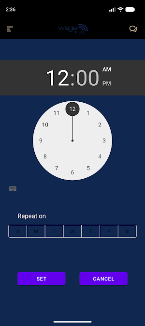 WSGE Listen Live Screenshot 0