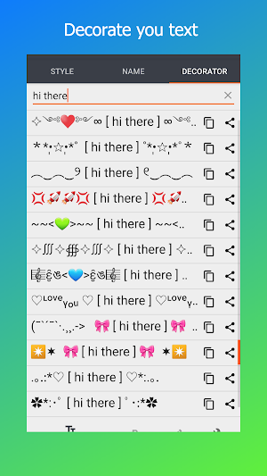 Stylish Text Screenshot 2