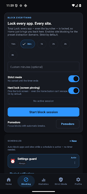FocusPulse: App Blocker Screenshot 2