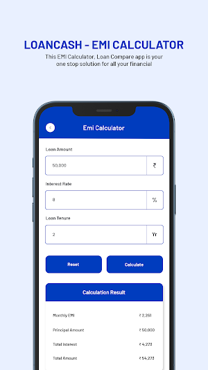 CashLoan - EMI Loan Calculator Screenshot 1