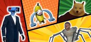 Banana Cry Cat vs Head Toilet Screenshot 0
