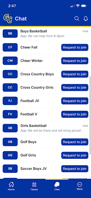 Greenfield Central Cougars Screenshot 2