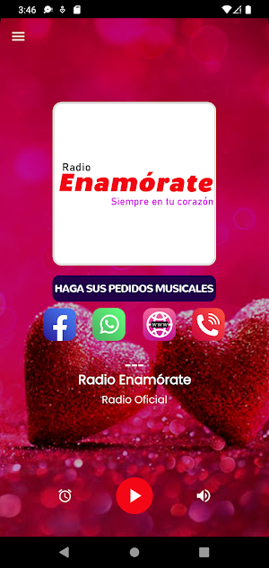 Radio Enamórate Screenshot 1