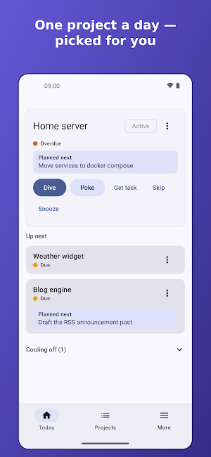 TriageMe: Side Project Tracker Screenshot 0