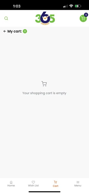 365 Checkout Screenshot 2