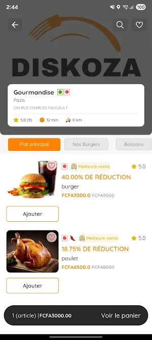 Diskoza Food Screenshot 2