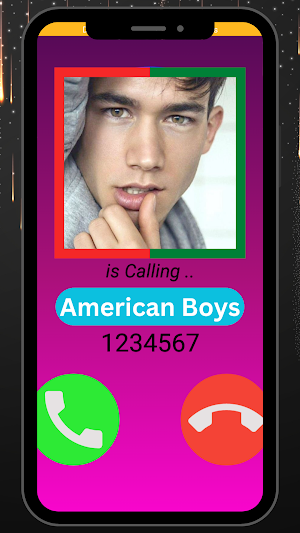 American Boys Fake Call. Screenshot 2