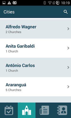 Agenda IASD Screenshot 2