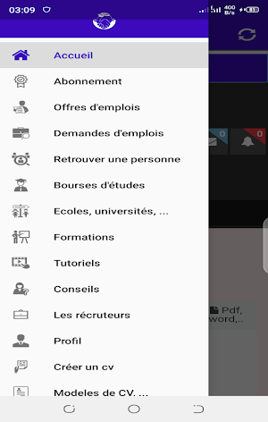 Professionnallink - offres d'emploi - recrutement Screenshot 0