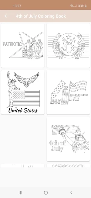 4th of July Coloring Book Screenshot 2