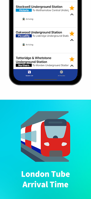 London Tube Arrival Time Screenshot 3
