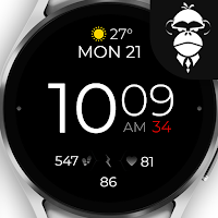 Battery Digital Watch Face