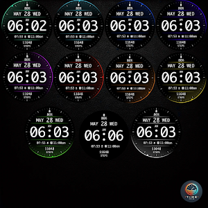 Classic Digit - watch face Screenshot 2