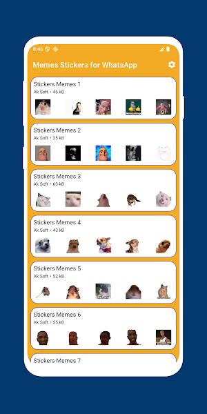 Memes Stickers for WhatsApp Screenshot 0