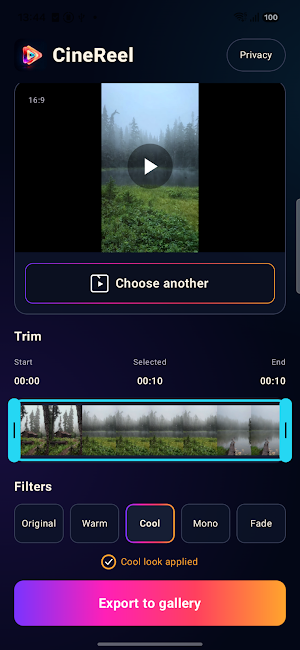 CineReel Screenshot 1