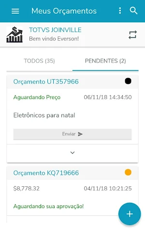 Meus Orçamentos Screenshot 0