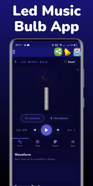 Led Music Bulb App Screenshot 2