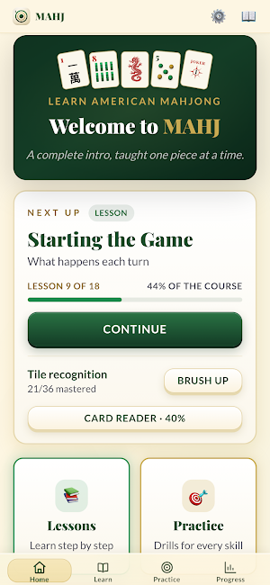 MAHJ: Learn American Mahjong Screenshot 0