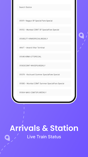 Live - Train status app Screenshot 0
